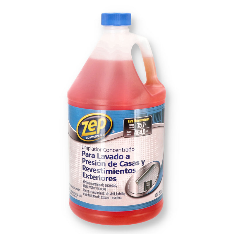HOUSE WASH 1 GALLON ZEP SPANISH ONLY LABEL