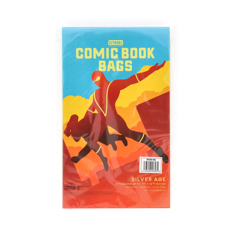 CITADEL 100 PK SILVER AGE COMIC BOOK BAGS