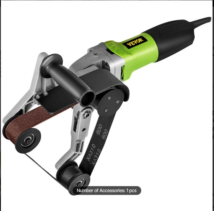 VEVOR 7'' BELT TUBE-PIPE POLISHER-SANDER-GRINDER 6 SPEEDS