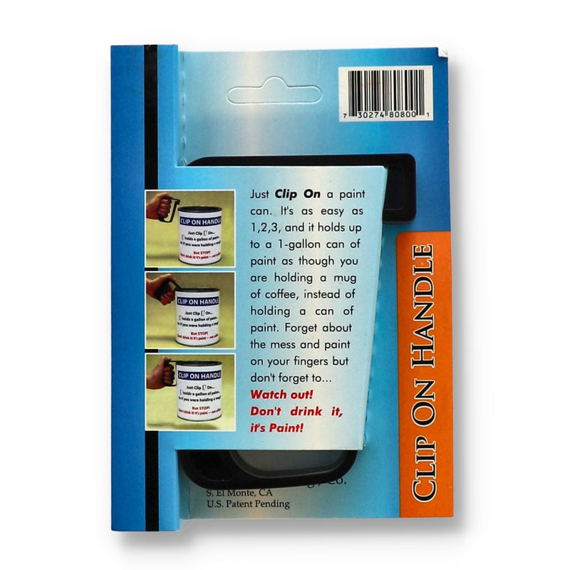 CLIP ON PAINT HANDLE w/LABEL