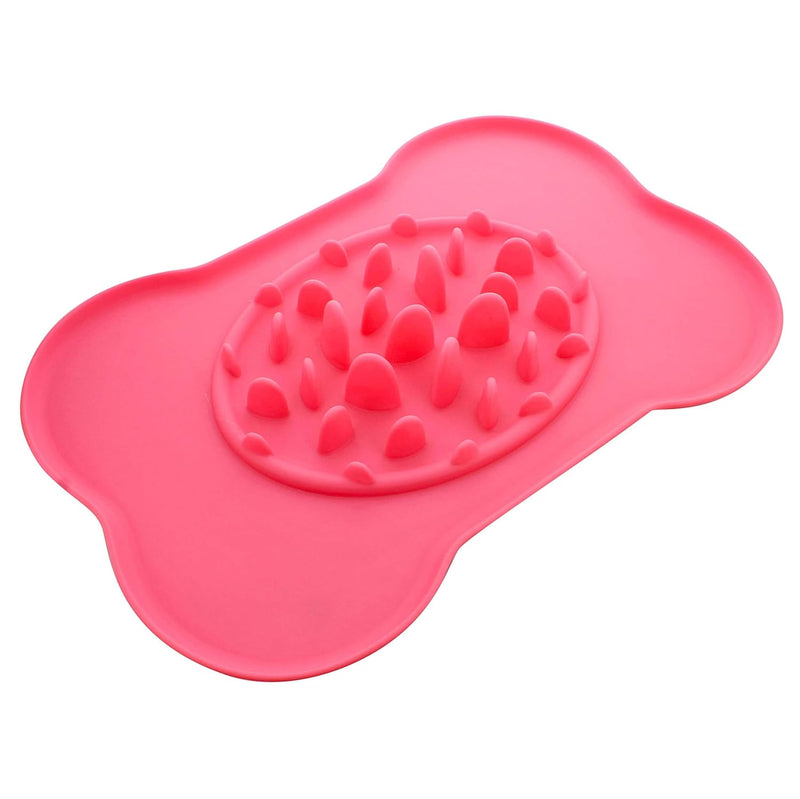 MIMU SILICONE SLOW FEEDER PUZZLE MAT PINK