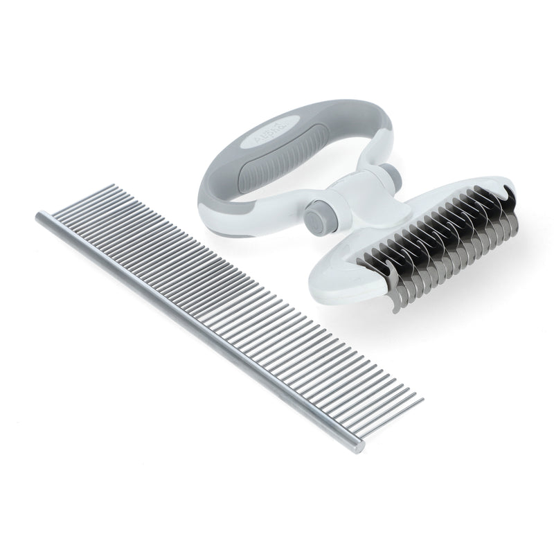 MIMU SMART GRIP DESHEDDING BRUSH w/METAL COMB