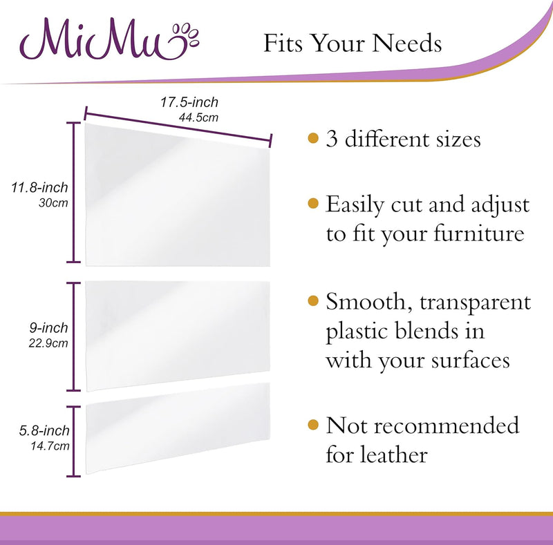 MIMU 10PK CLEAR ANTI- SCRATCH FURNITURE PROTECTORS
