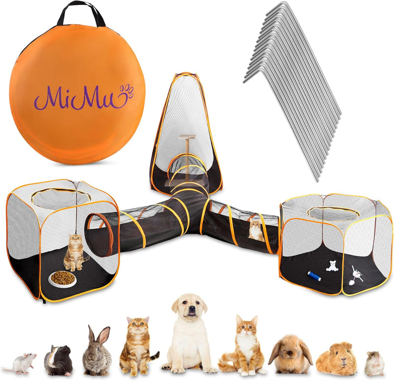 MiMu 4-in-1 POP UP PET PLAYPEN SET