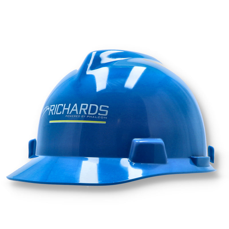 ASSORTED MSA HARD HATS BLUE COLOR