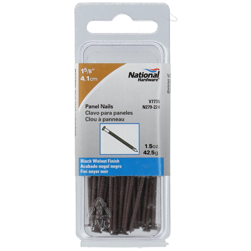 1.5oz 1-5/8'' PANEL NAILS BLACK WALNUT