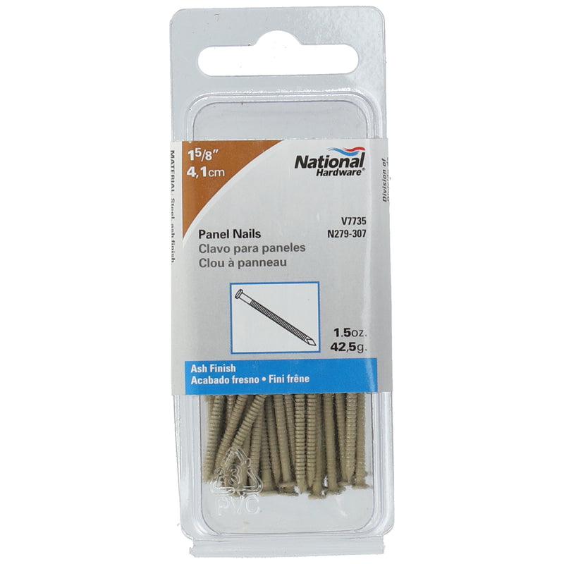 1.5oz 1-5/8'' PANEL NAILS ASH FINISH