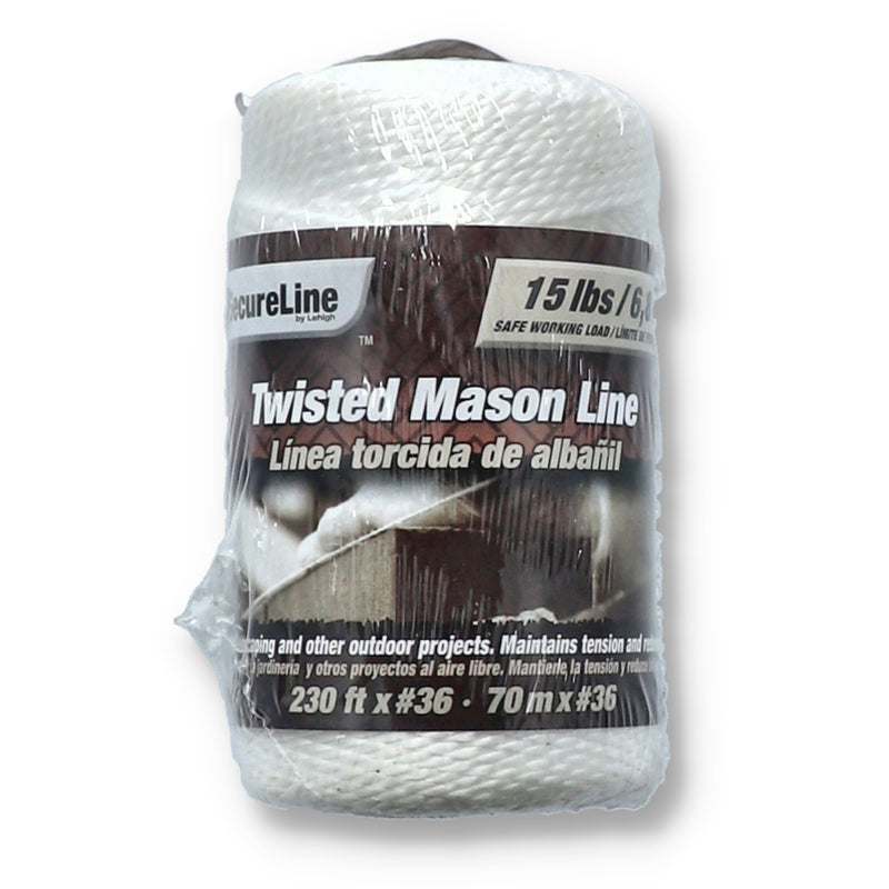 230'x#36 TWISTED MASON TWINE 15LB WLL