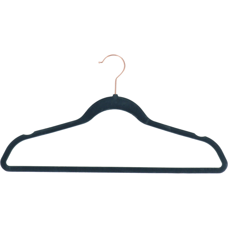 NAVY VELVET HANGER ROSE GOLD