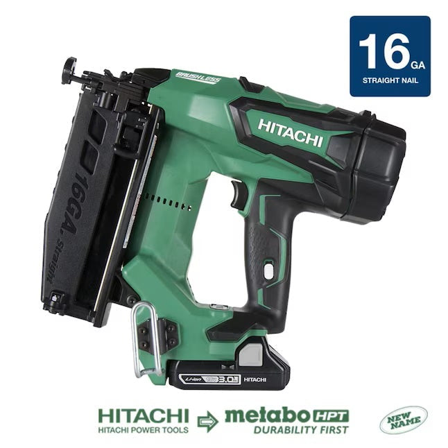 HITACHI 19V 2-1/2'' CORDLESS FINISH NAILER 16 GAUGE