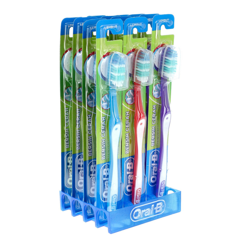 ORAL-B SHINYCLEAN TOOTHBRUSH SOFT BRISTLES