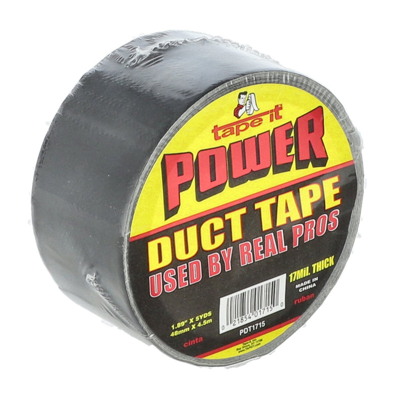 1.89''x5yd POWER DUCT TAPE 17 MIL BLACK