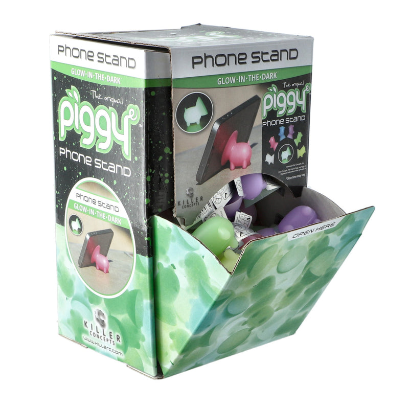 GLOW-IN-THE-DARK PIGGY CELLPHONE STAND
