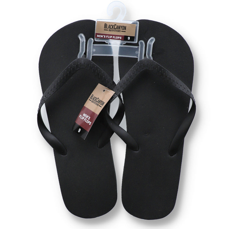 MENS FLIP FLOPS ASSTD SOLID COLORS