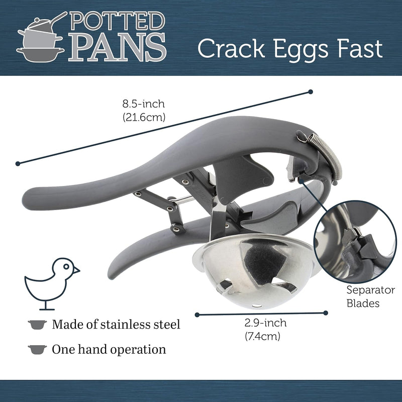POTTED PANS STAINLESS CHICKEN EGG YOLK SEPARATOR GADGET