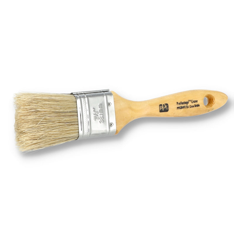 PPG PRO-VANTAGE 1-1/2'' WHITE CHINA VARNISH BRUSHE WOOD HANDLE