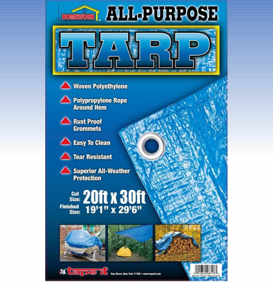 20x30' BLUE POLY TARP-MEDIUM DUTY