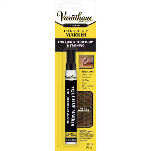 VARATHANE CLASSIC TOUCH UP MARKER FOR TOUCH-UP AND STAINING DARK WALNUT (UPC-N301920220304)NOT IN PACKAGE(4000 PER BOX)