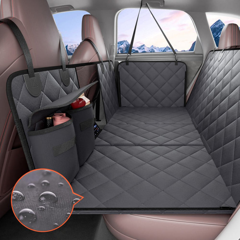 VEVOR BLACK BACK SEAT LARGE DOG HAMMCOK WITH WINDOW COVER AND STORAGE