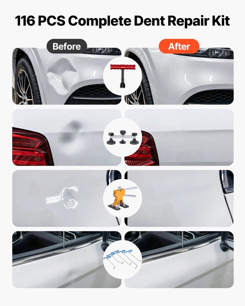 VEVOR 89PC PAINTLESS DENT REMOVAL ROD KIT