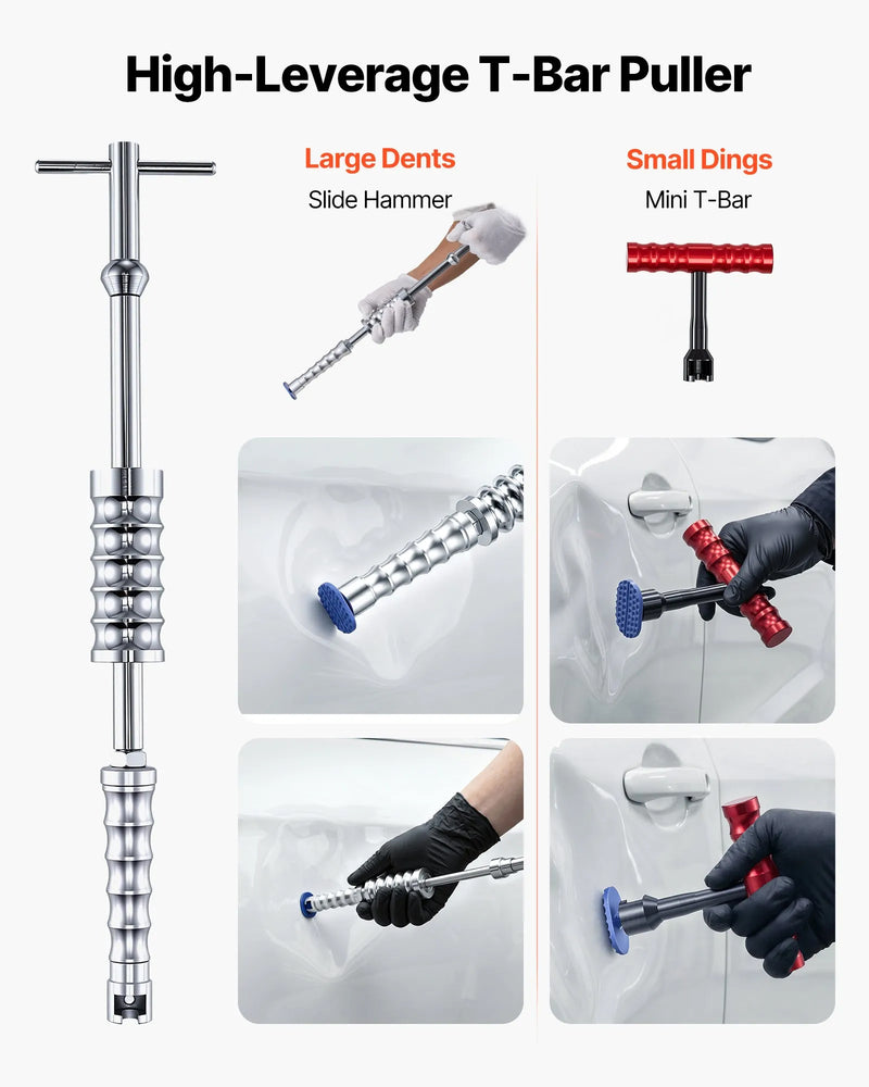 VEVOR 89PC PAINTLESS DENT REMOVAL ROD KIT