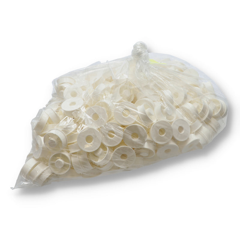 WHITE PLASTIC ROLLER FRAME END CAP