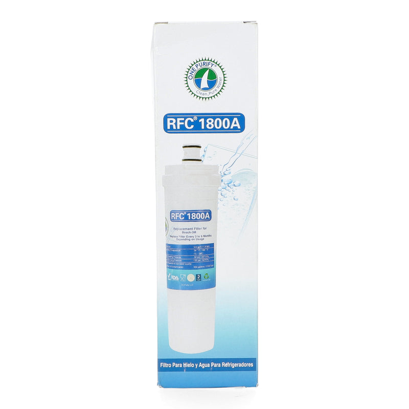 ONE PURITY REPLACEMENT FRIDGE WATER FILTER COMPATIBLE w/Bosch AP3961137