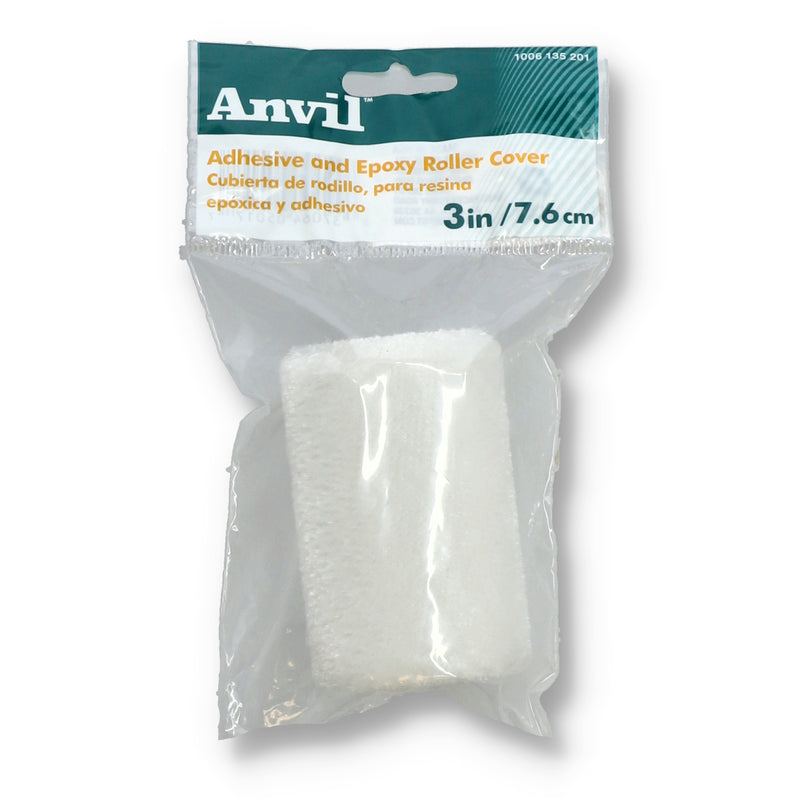 ANVIL 3'' ADHESIVE & EPOXY ROLLER COVER 1/4'' NAP