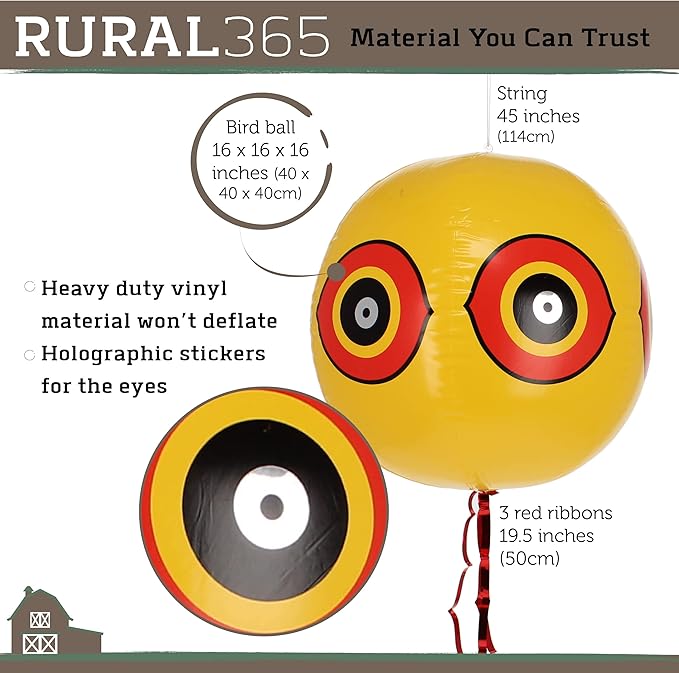 RURALTY BALLOON BIRD DETERRENT
