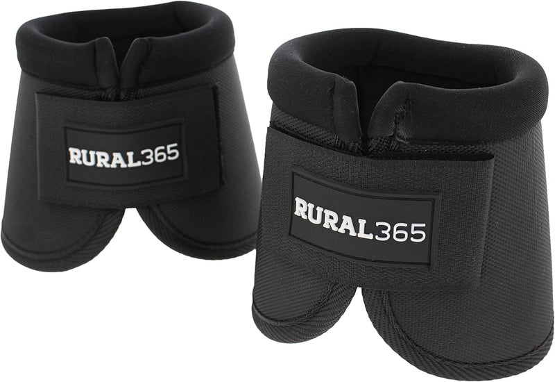 RURALTY 2PK HOOF BELL OVERREACH BOOTS