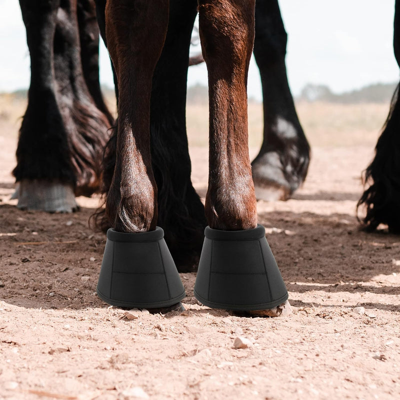 RURALTY 2PK HOOF BELL OVERREACH BOOTS