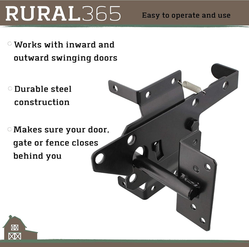 RURAL 365 SELF-LOCKING GATE LATCH KIT