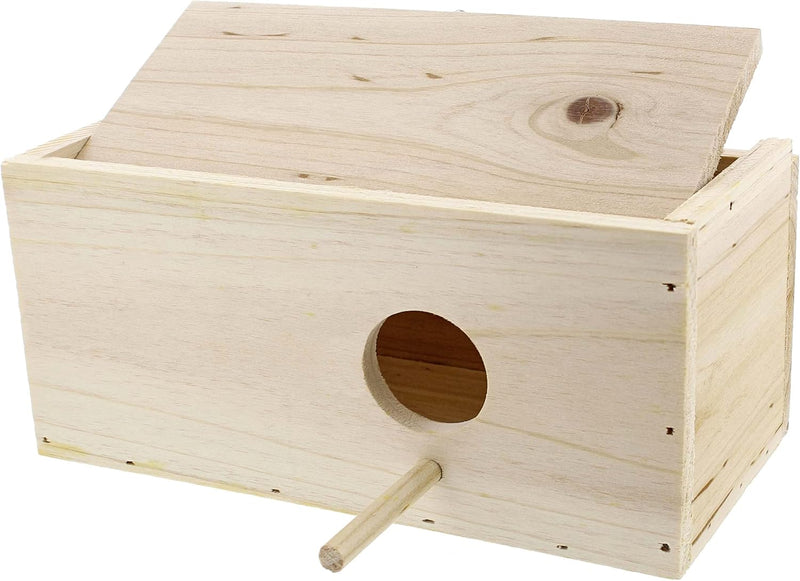 RURAL365 WOODEN BIRD NESTING BOX 7.9x3.9x3.6''