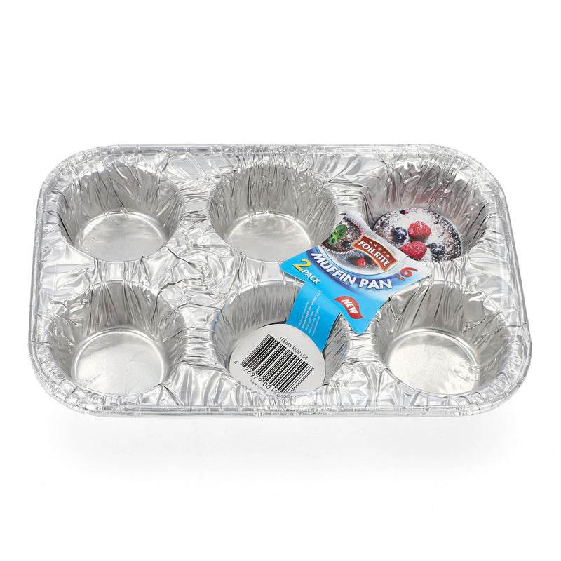 FOILRITE 2PK 6-CUP MUFFIN PAN