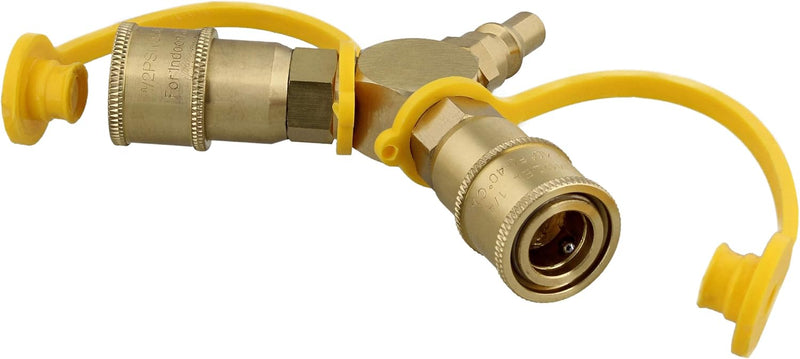 1/4'' PROPANE QUICK CONNECT GAS LINE SPLITTER