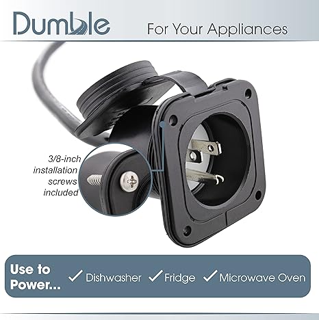 DUMBLE RV 15 AMP POWER INLET
