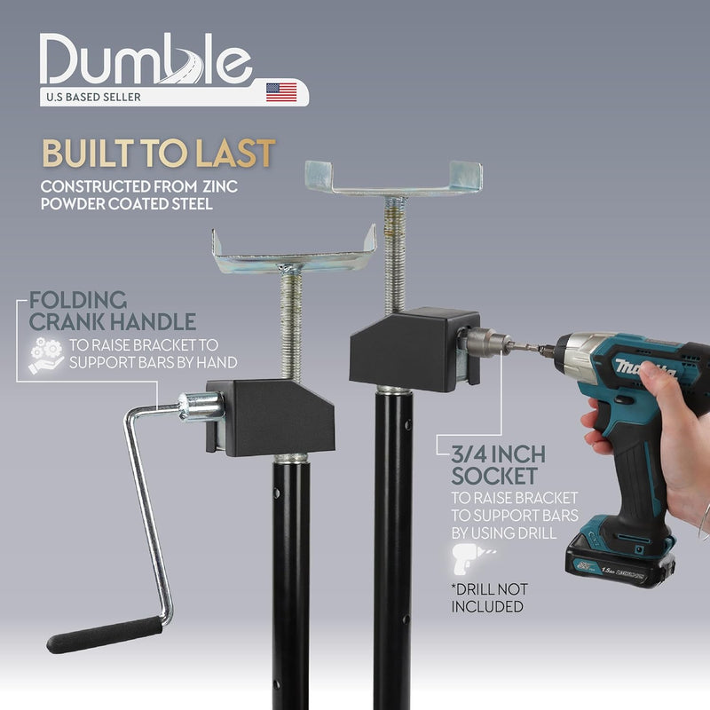 DUMBLE 2pk 5,000LB RV STABILIZER JACKS 20-47.5''