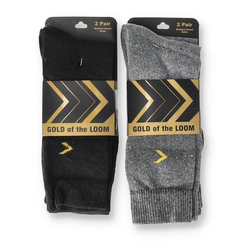 GOLD OF THE LOOM BUSINESS CASUAL SOCKS 2pr sz10-13