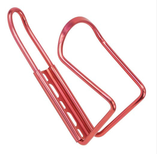 RED ALUMINUM BICYCLE BOTTLE HOLDER -BAG & UPC