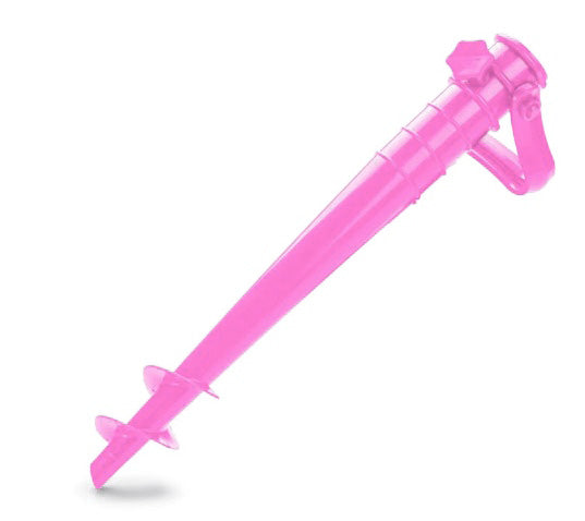 17'' BEACH UMBRELLA SAND ANCHOR PINK