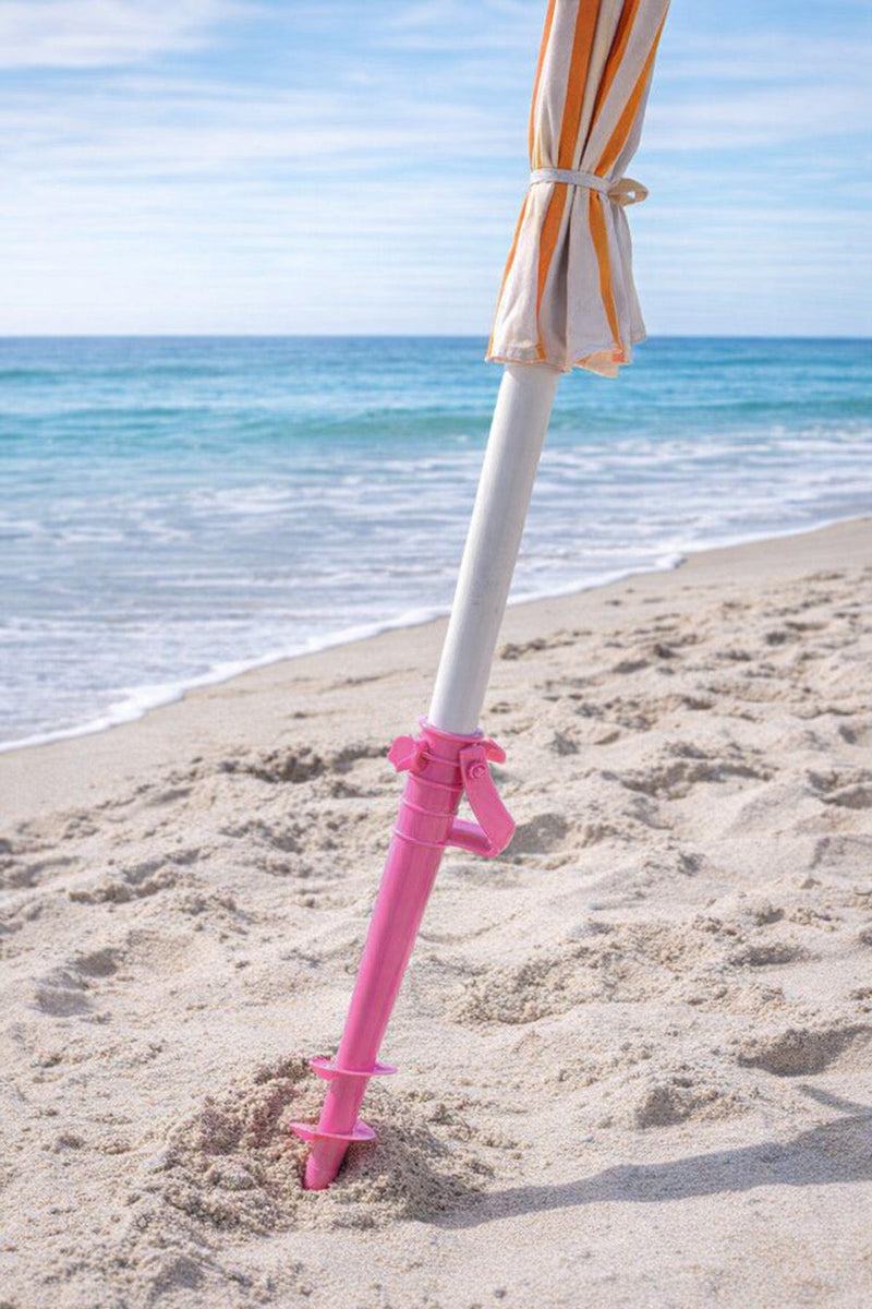 17'' BEACH UMBRELLA SAND ANCHOR PINK