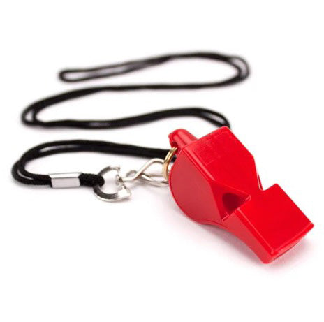 BRYBELLY 12PK HIGH FREQUENCY PLASTIC WHISTLE