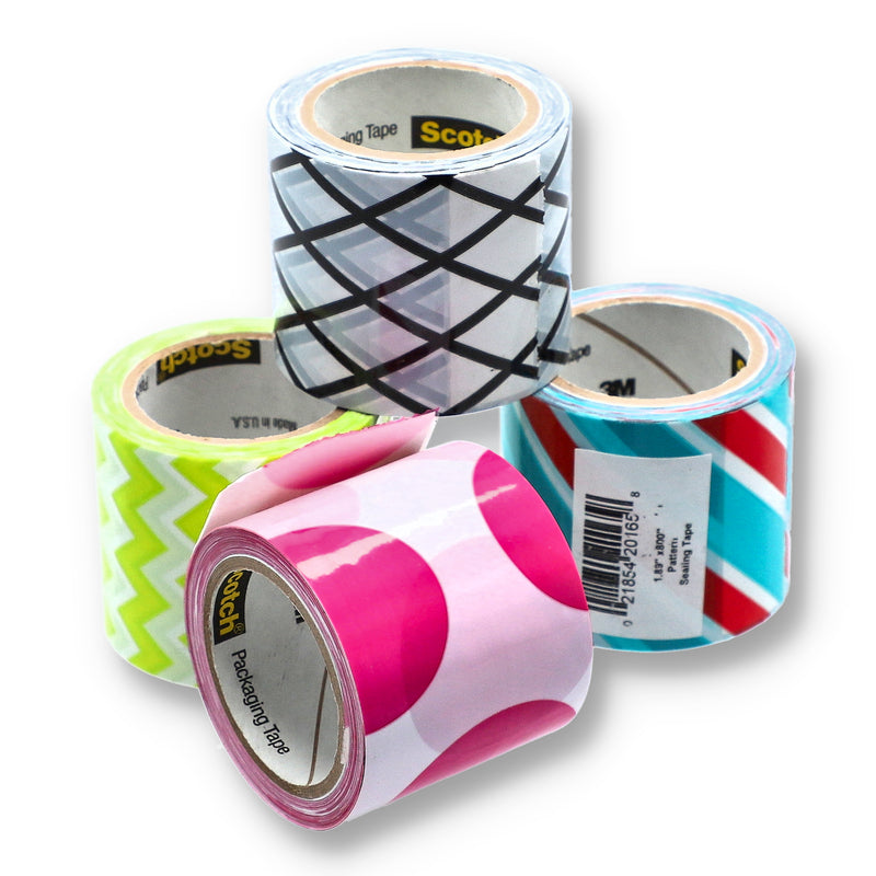 3M 1.89x800'' DESIGNER PATTERN SHIPPING TAPE