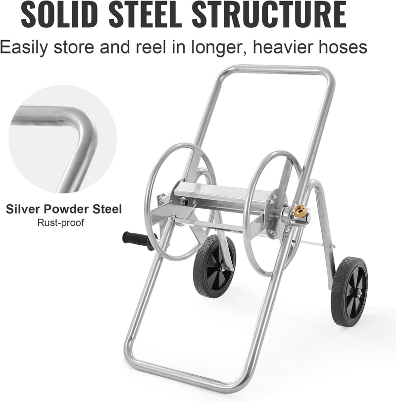 VEVOR 5/8'' X 175' HOSE REEL CART
