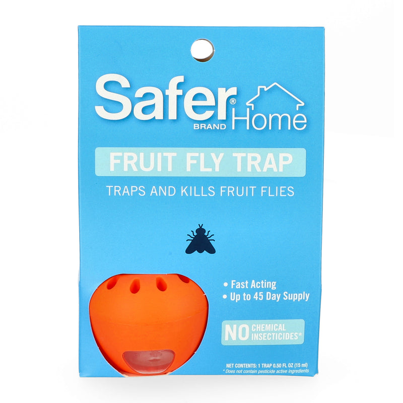 (RES T3,U) PACK OF 2 SAFER BRAND FRUIT FLY TRAP -NO ADVERTISING OR INTERNET SALES