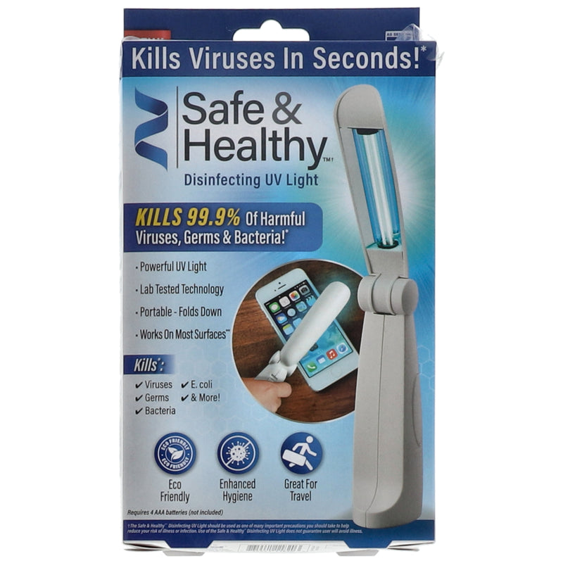 DISINFECTING UV LIGHT FOLDING WAND