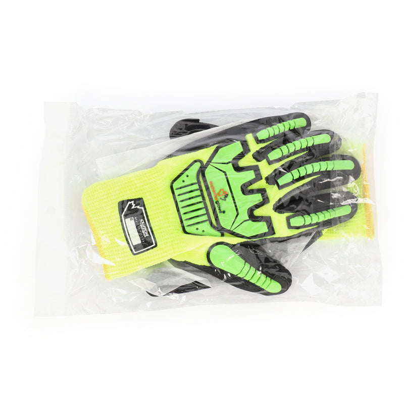 ANTI IMPACT GLOVE, HIGH VIS, COATED PALM XX-LARGE