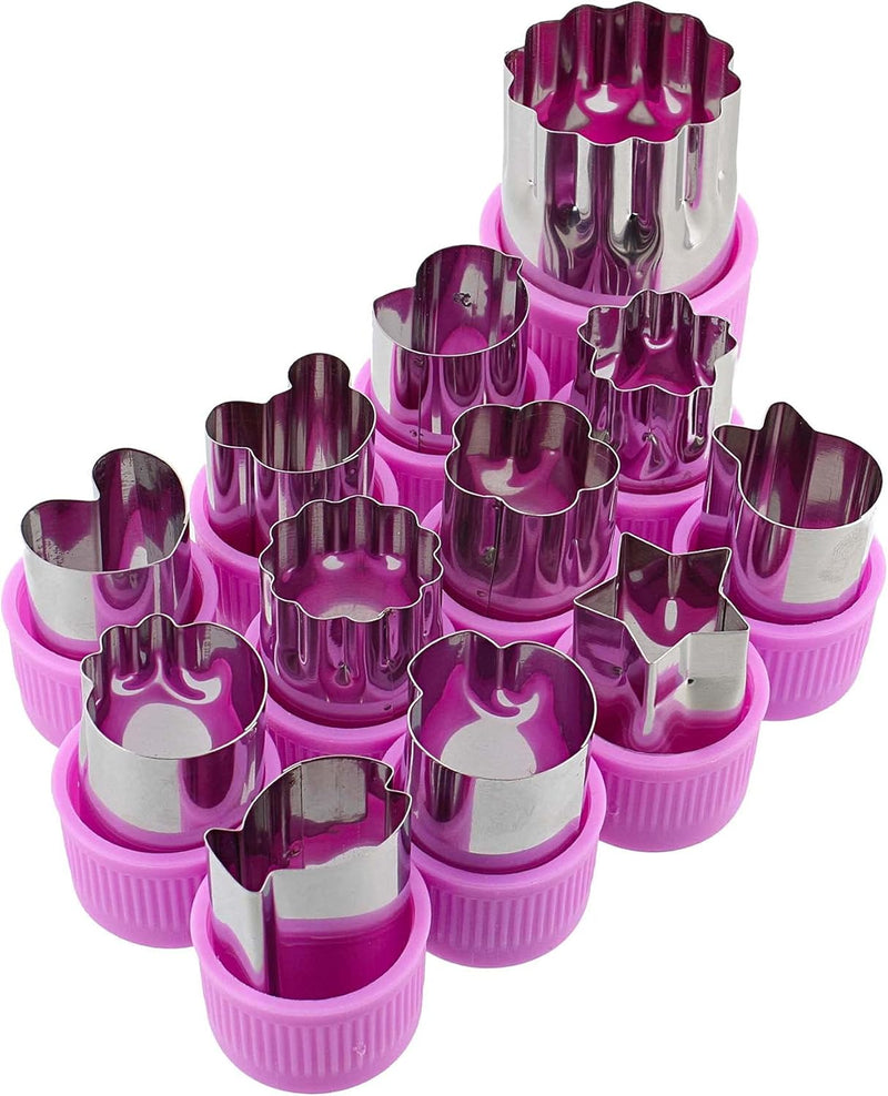 SPEC101 12PK FRUIT & VEGETABLE MINI FOOD CHOPPER SET