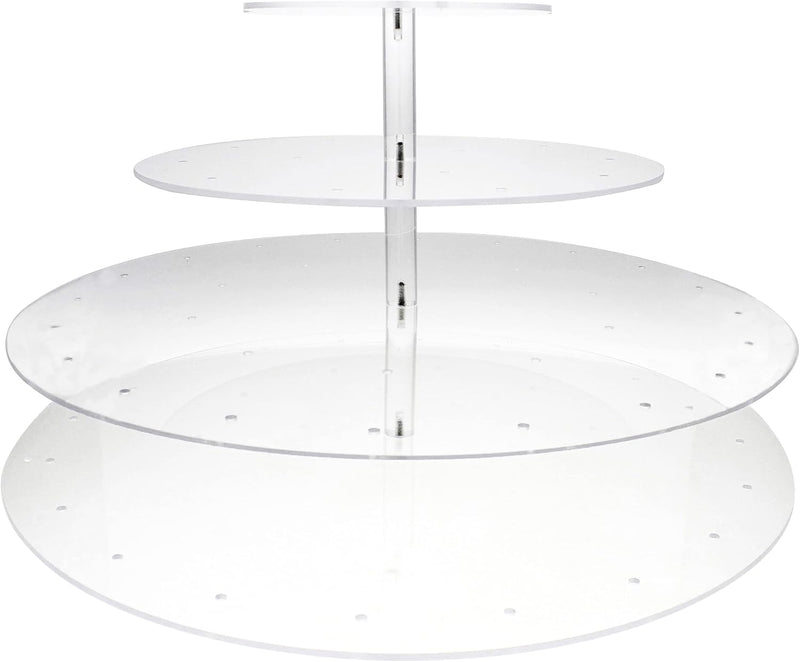 SPEC101 3 TIER CLEAR ROUND LOLI-CAKE POP STAND
