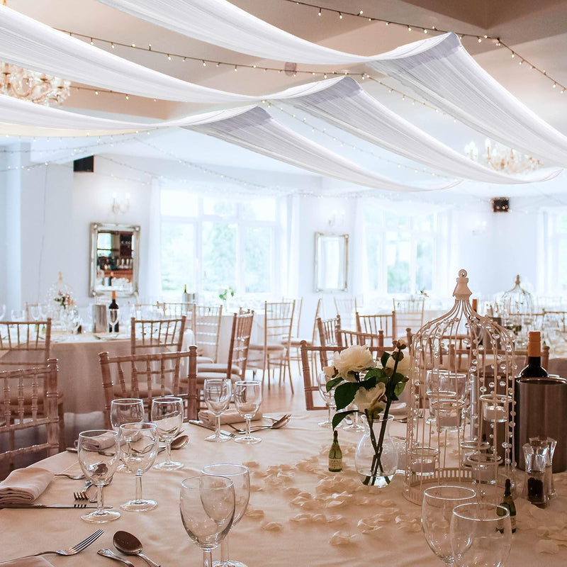 6pk SPEC101 5x10' CEILING ARCH DRAPE PANELS